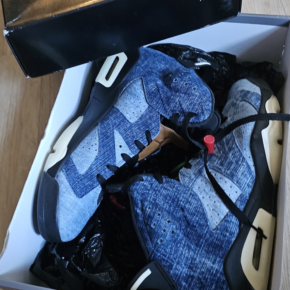 Nike Denim Blue and Black Sneakers